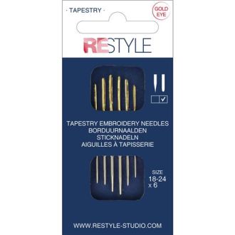 Borduurnaalden met ronde punt 18 - 24 van RESTYLE-E 015.10611