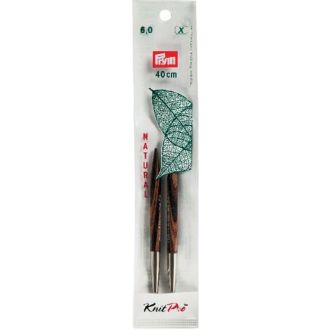 Breinaaldenpunten kort wisselbaar 6mm Natural Knit Pro van PRYM 022.223356