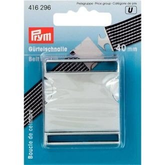 Ceintuurgesp 40 mm zilverkleurig mat van PRYM 022.416296 