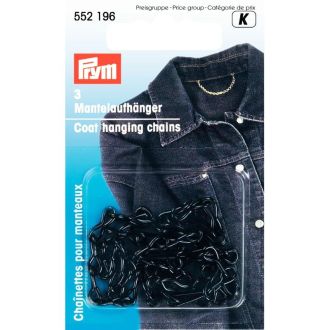 Mantelhangers zwart 3 st. van PRYM 022.552196
