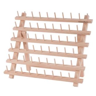 Naamachinegarenhouder voor 60 garen houten display 029.2511419