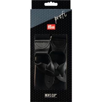 Men's Clip Profi 125 cm 35 mm zwart pats PRYM 033.944448