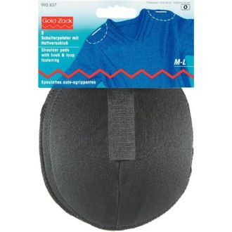 Schoudervullingen met klittenband raglan M-L zwart van PRYM 033.993837