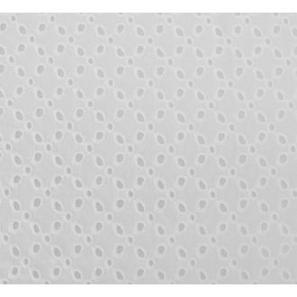 Cotton Swiss Embroidery stof white van KNIPIDEE 0786-006