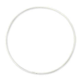 Metalen handwerkring wit 50cm van RESTYLE 087.3022