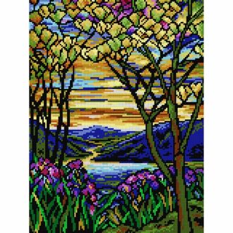 Magnolia kruissteek bedrukt borduur gobelin 30x40cm van ORCHIDEA 089.2099J