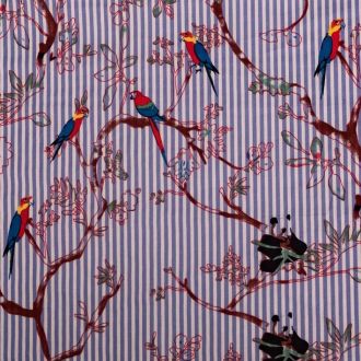 Poplin Parrot katoen van KNIPIDEE 14992