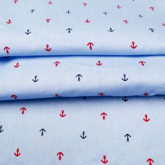 Poplin Furieux lichtblauw van KNIPIDEE 17960