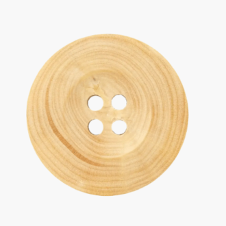 Houten knoop 4 gaats van UNION KNOPF 38576