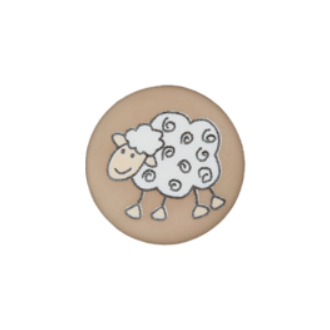 Knoop met schaap 15mm van UNION KNOPF 452600