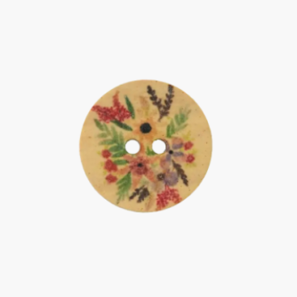 Knoop met bloemen van UNION KNOPF 453873 kl90