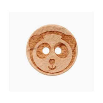 houten knoop 15mm PANDA 0454099 015 0162