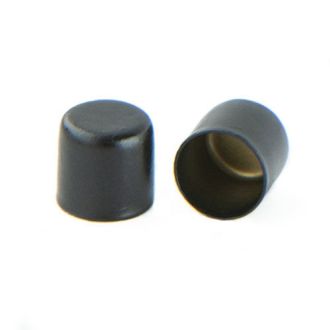 Metalen eindkap Zwart 6mm MT014851