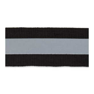 Reflecterend band zwart grijs van UNION KNOPF 6885