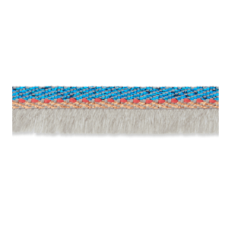 Franjes band 12mm grijs UNION KNOPH 7650