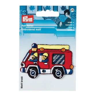 Brandweerauto 47x73mm applicatie PRYM-n 925361
