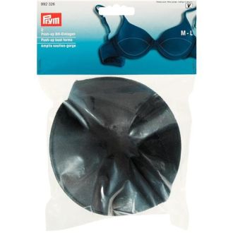 Push-up BH-inlegcups één maat zwart PRYM-v 033.992326