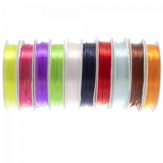 Gekleurd Elastiek 1 mm 4.5 Meter A2304