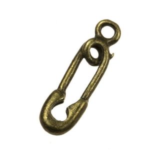 Bedel Veiligheidsspeld (19 x 6 mm) brons M439