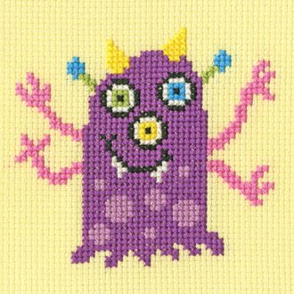 MASSIVE MONSTERS - PERRY telpakket borduurpakket van STITCHCOMPANY bt-skip02