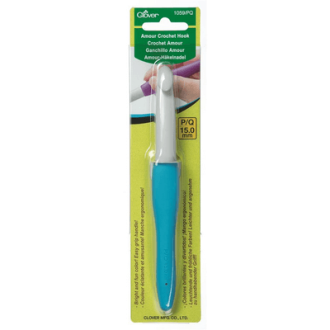 Ergonomische haaknaald Amour 15mm van CLOVER PN-0158286