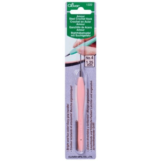Ergonomische haaknaald Amour 1,25mm van CLOVER PN-0153596