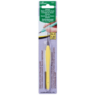 Ergonomische haaknaald Amour 1,5mm van CLOVER PN-0153579