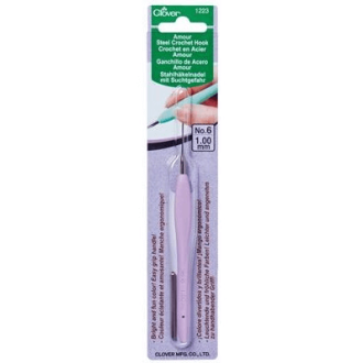 Ergonomische haaknaald Amour 1mm van CLOVER PN-0153597