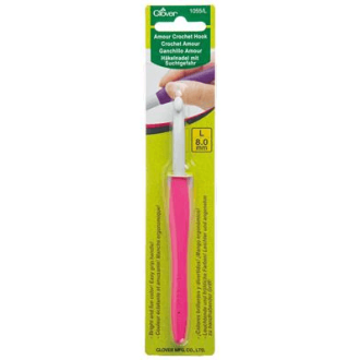 Ergonomische haaknaald Amour 8mm van CLOVER PN-0155036