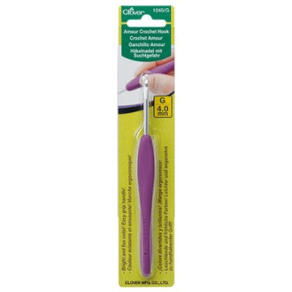 Ergonomische haaknaald Amour 4mm van CLOVER PN-0148297