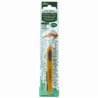 Soft touch haaknaald 0.9mm van CLOVER 086.1024