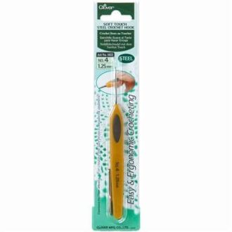 Soft touch haaknaald 1.25mm van CLOVER 086.1022