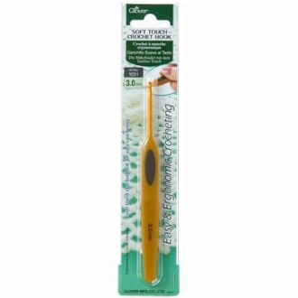 Soft touch haaknaald 3mm van CLOVER 086.1031