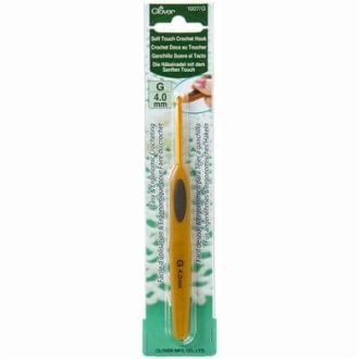 Soft touch haaknaald 4mm van CLOVER 086.1007