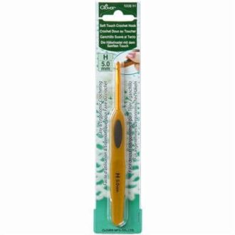Soft touch haaknaald 5mm van CLOVER 086.1008