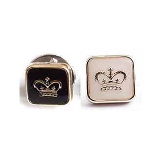 Crown broche pin