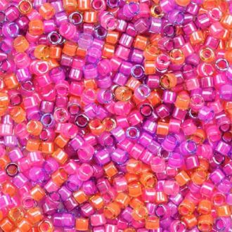 Miyuki Delica Kralen 2mm luminous pink mix DB D686