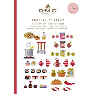 Mini borduurboek keuken borduurideeën van DMC PN-195648
