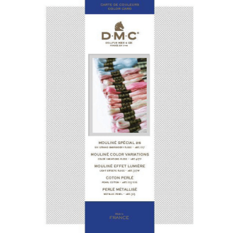 Kleurenkaart van borduurgarens van DMC 097.11.W100B