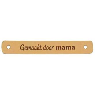 Leren labels Gemaakt door mama 7 x 1 cm 2 stuks van DURABLE 020.1184