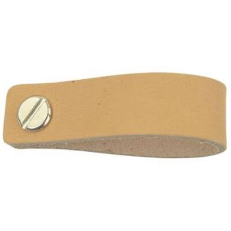 Leren labels met drukknoop Blanco 12x1,5cm 2 stuks van DURABLE 020.1223 
