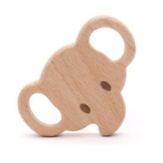 Houten bijtring olifant 8x5,5cm van DURABLE 020.1010