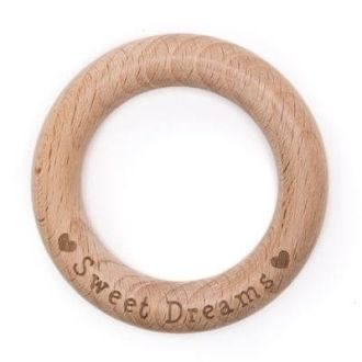Houten bijtring Sweet Dreams 7cm van DURABLE 020.1017