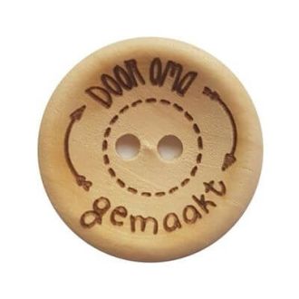 Houten knopen Door Oma Gemaakt 30mm 2stuks van DURABLE 020.1050