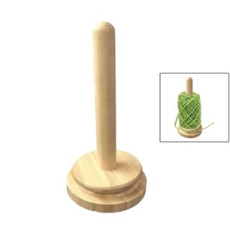 Houten draaiende garenhouder