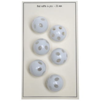 Bal rammelaar 28mm van GO HANDMADE 22042 