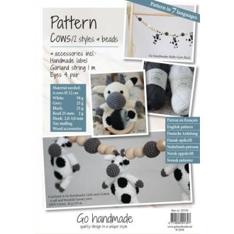 Haakpatroon pakket koe ring en slinger van GO HANDMADE 20134