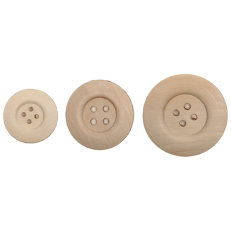 Houten knoop 40mm 50mm 60mm van GO HANDMADE 