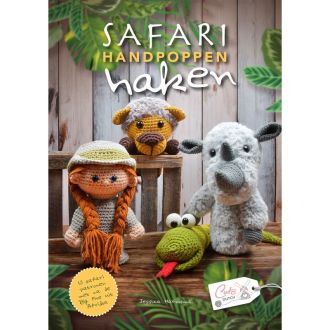 Boek Safari handpoppen haken van CUTEDUTCH 059.36584