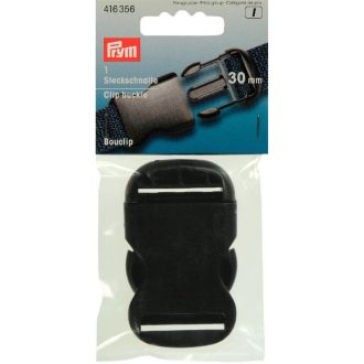 Klikgesp Zwart 30mm van PRYM 022.416356x
